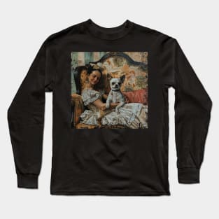 Lady and Chihuahua Long Sleeve T-Shirt